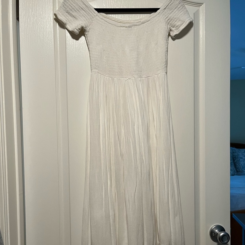 ROXY Ankle Length Off the Shoulder Dress